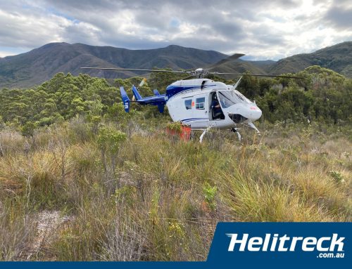 Helitreck Helicopters in Tasmania Supporting the TFS on Emergency Fire Support