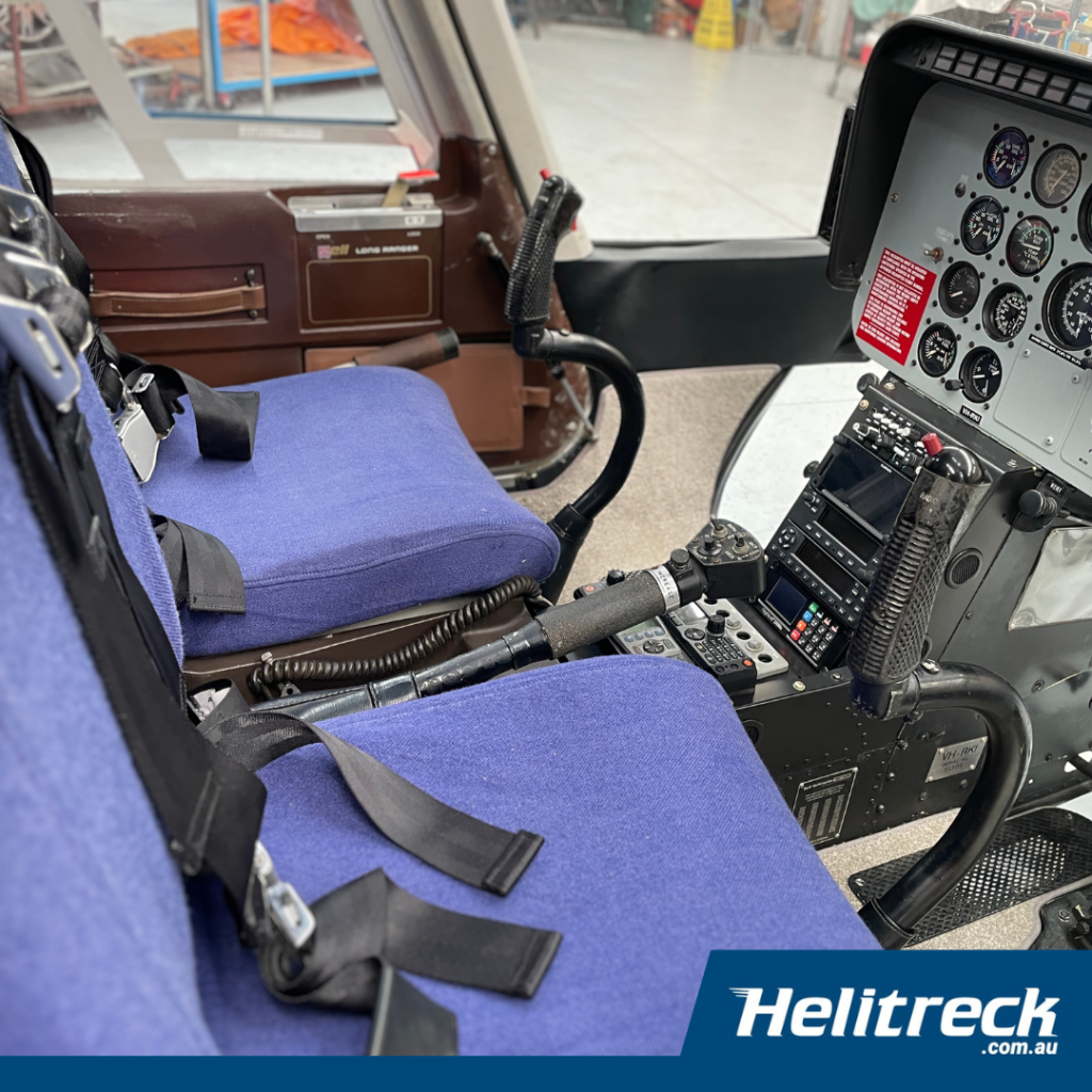 Helitreck Helicopters VH-RKI - B206 L3 Internal Front Seats